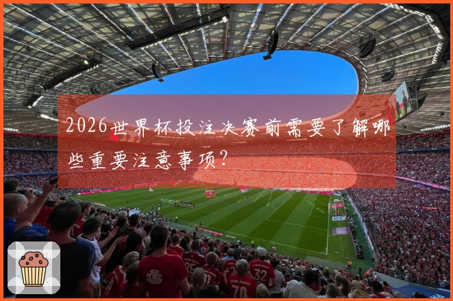 2026世界杯投注决赛前需要了解哪些重要注意事项？