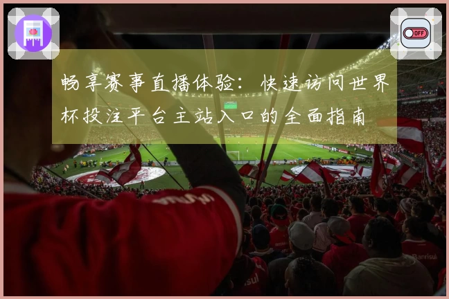 畅享赛事直播体验：快速访问世界杯投注平台主站入口的全面指南